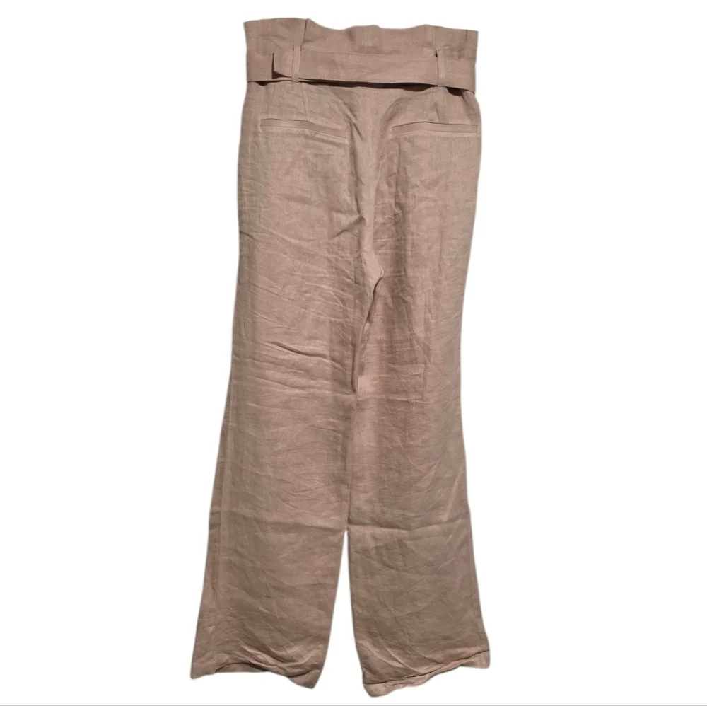 Anine Bing Thalia Trouser in Oatmeal Size 6